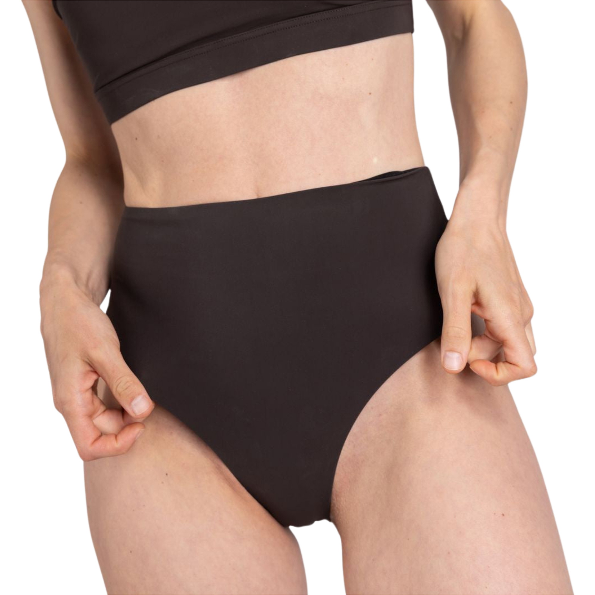 2026 Wallien Womens Bikini Bottom High Waist 102036001 - Coffee